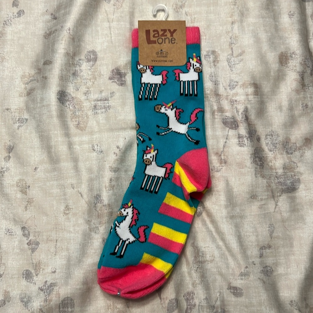 Brand new unicorn socks shoe size kids 2-5